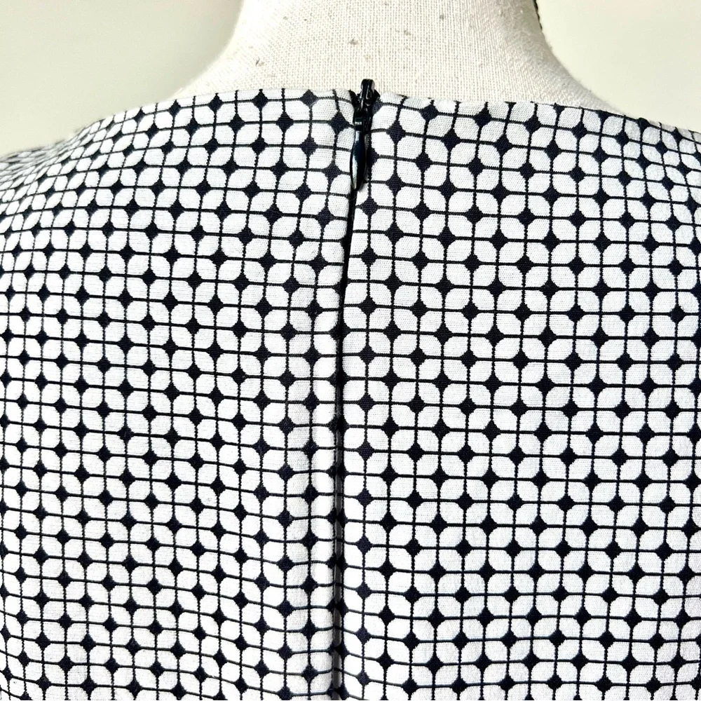 NWT Vintage TALK OF THE WALK Sleeveless Contrast Shift Day Dress—SZ. Medium - Picture 7 of 15